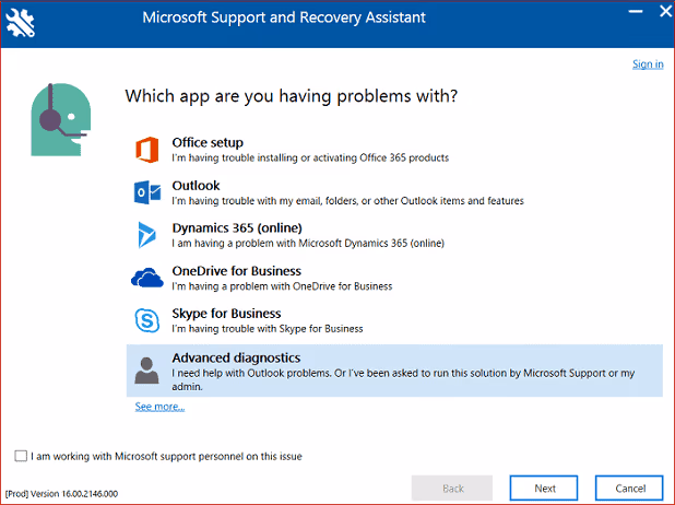 Solve 0x80040154 Error Using Microsoft Support and Recovery Assistant Utility