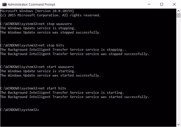Perform a Reset on Windows Update Components