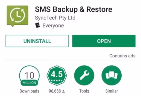 Sms Backup & Restore