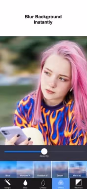 Blur Photo Background For Ios