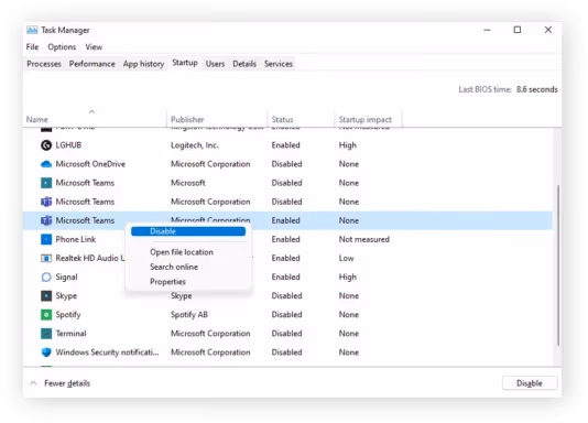 Reduce Startup Programs