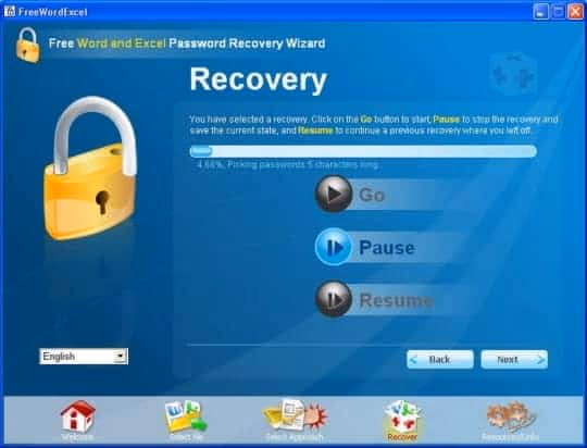 Excel Password Recovery Wizard