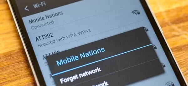 forget WIFI on Android