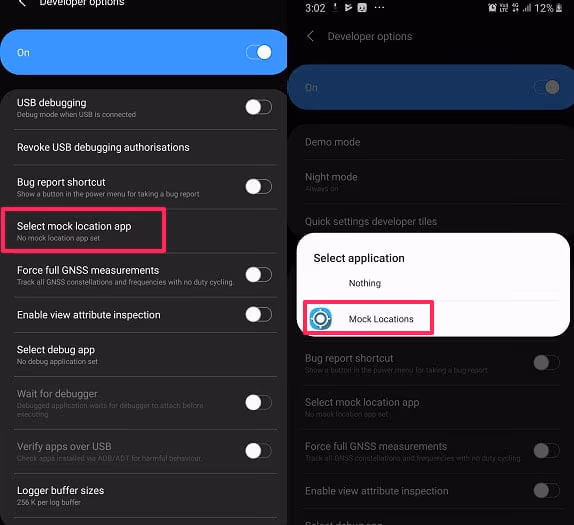 Getting a Fake Location on WhatsApp over the Android system