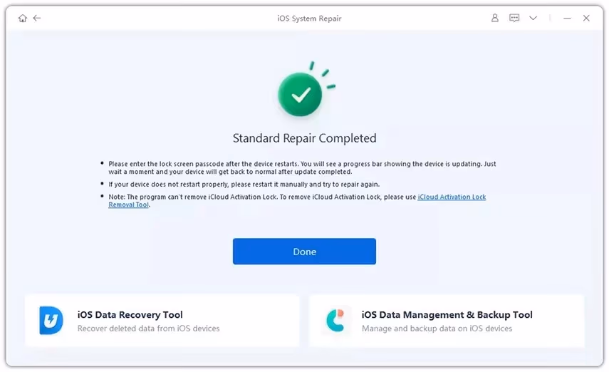 Tenorshare ReiBoot - Repair Completely