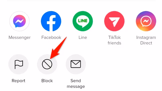 Select Block from the dropdown menu