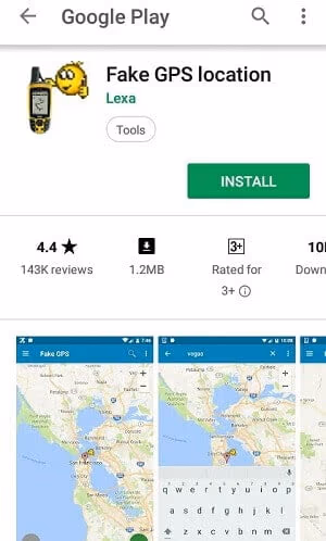 Use a GPS Spoofing app to change Bumble