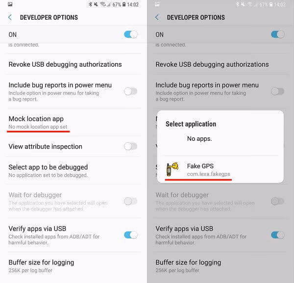 Use a GPS Spoofing app to change Bumble