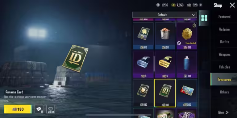 Rename Cards In Pubg Mobile