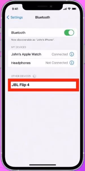 Connect JBL Speaker to Your iPhone.