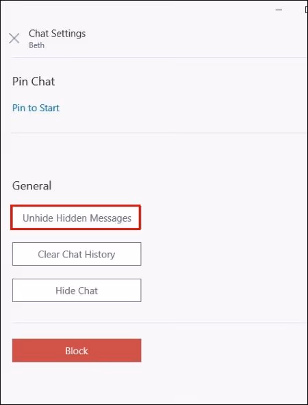 Unhide Hidden Messages