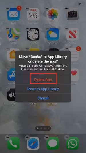 Delete App from iPhone