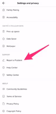 Using The %22report A Problem%22 Feature