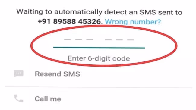 send you a verification code to your new number