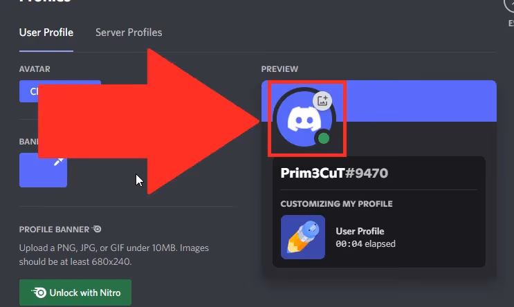 Change Your Avatar on Discord