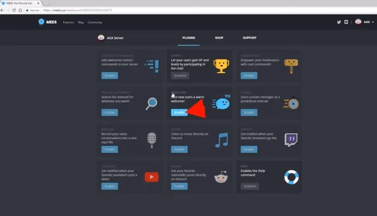 join your community channel