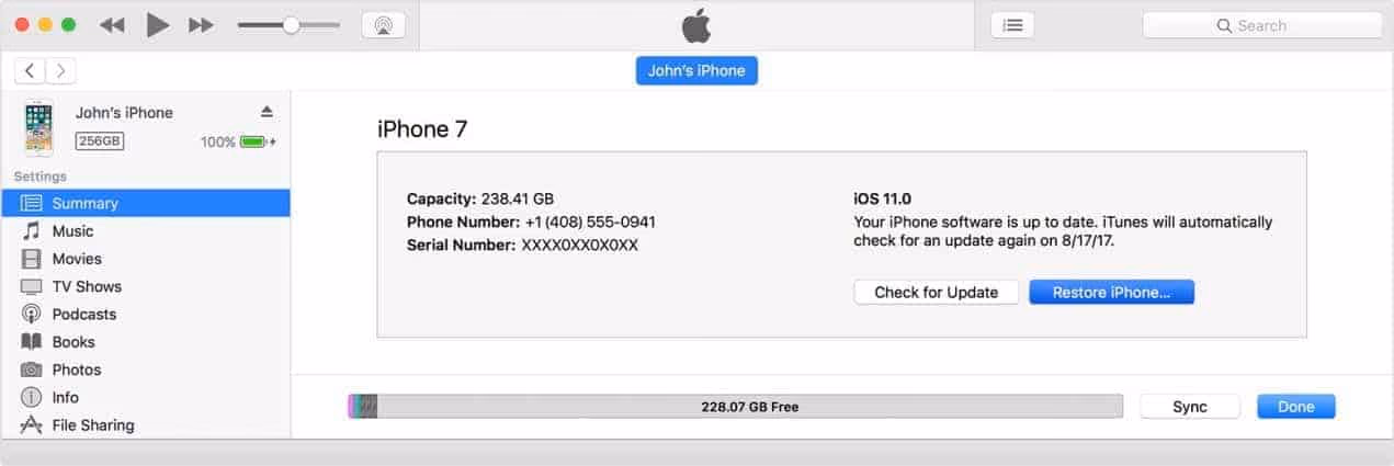 How to Reset an iPhone Using iTunes