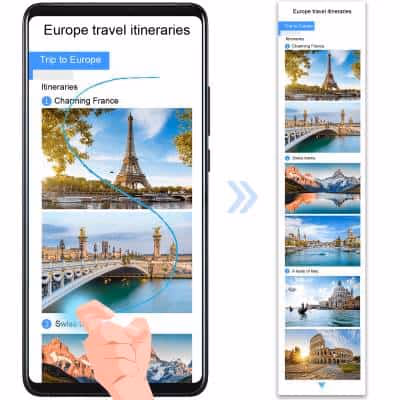 Take a Scrolling Screenshot on Huawei