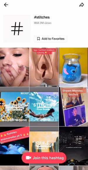 stitch video on Tiktok