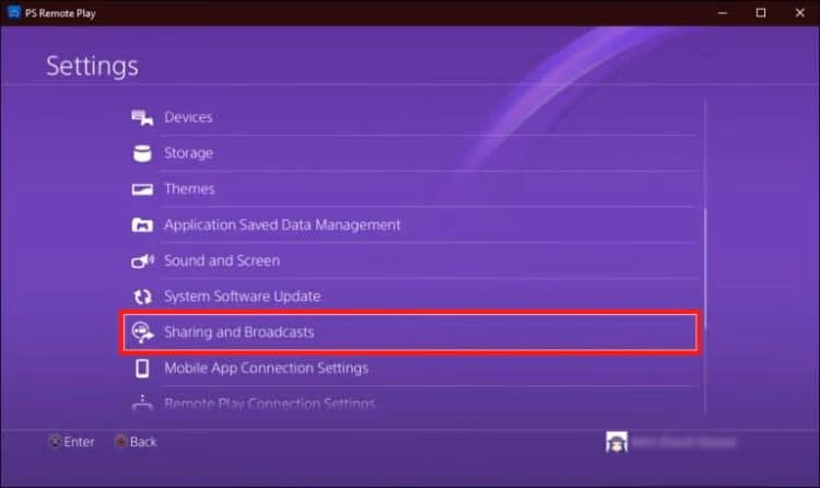 PS4 Console Settings