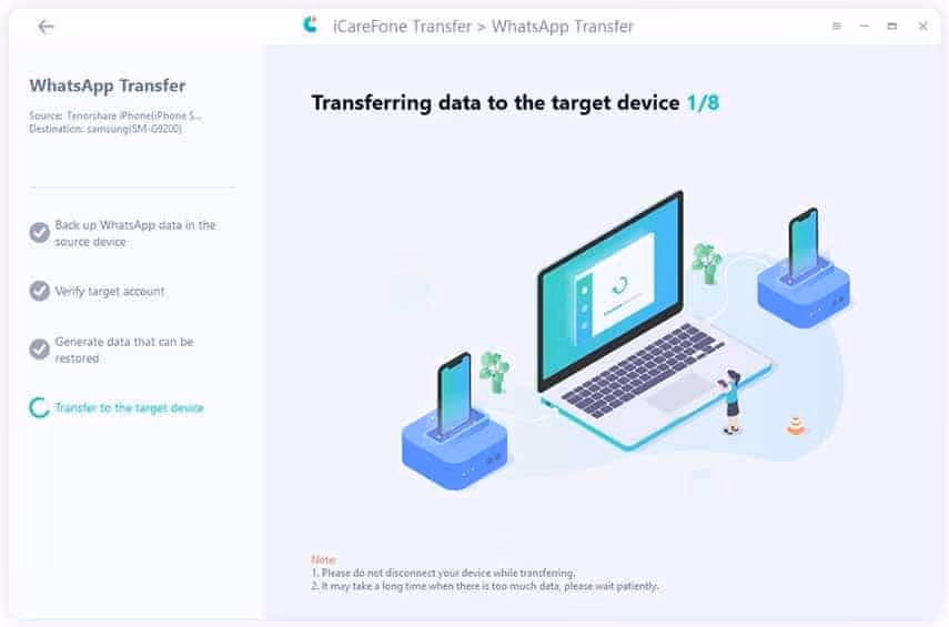 transferring Whatsapp data