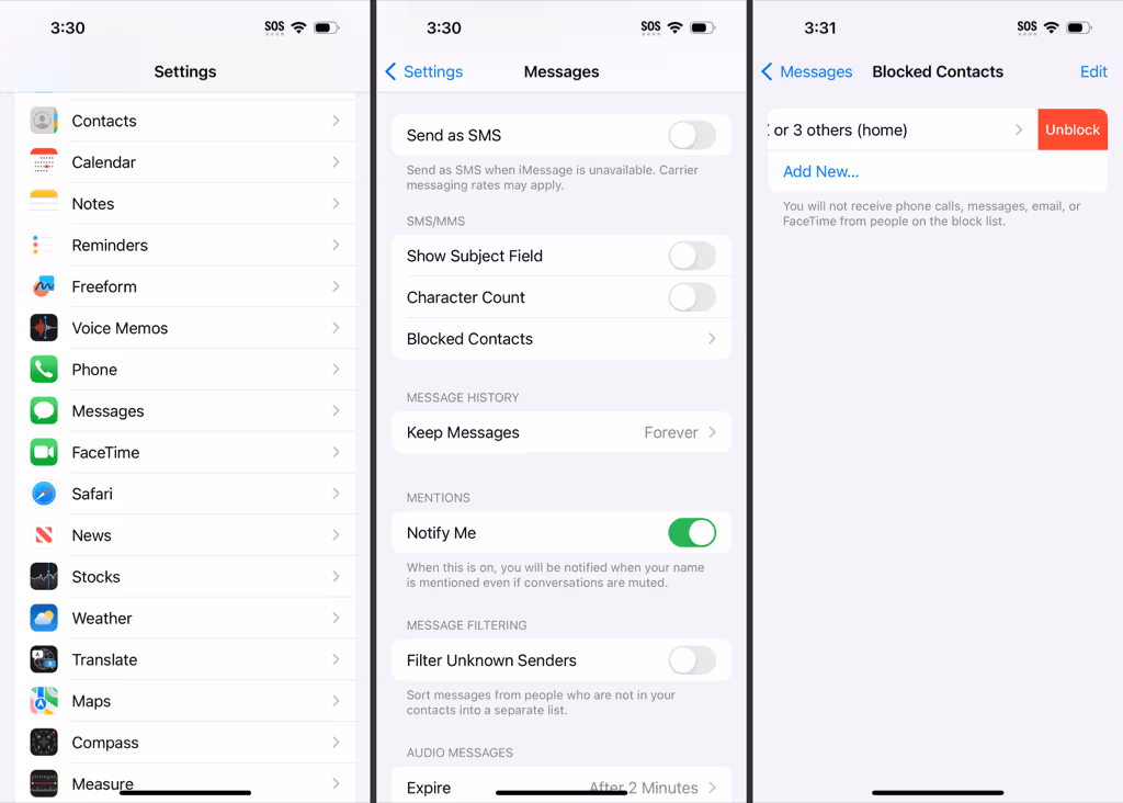Unblock Someone On Iphone Using Messages