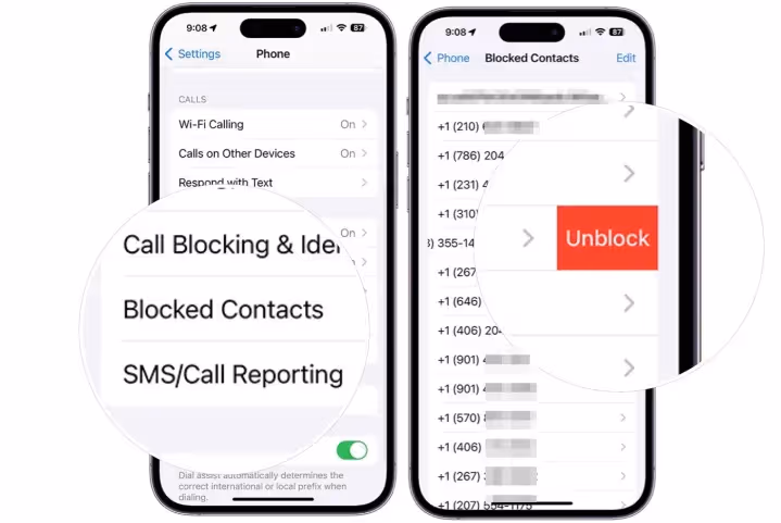 Unblock Someone On Iphone Using Phone Settings