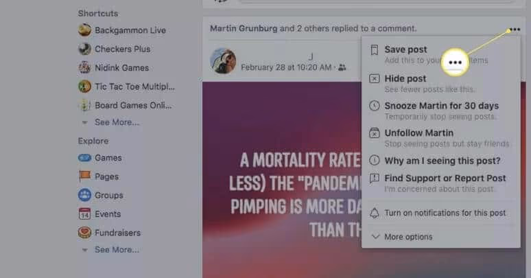 choose the three-dotted line