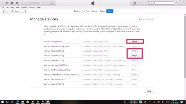How to Unlink iPhonesRemotely Using iTunes