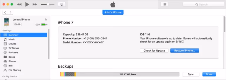 how to unlock iPhone 8 Using iTunes