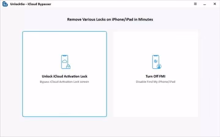 UnlockGo iCloud Erasing Bestool