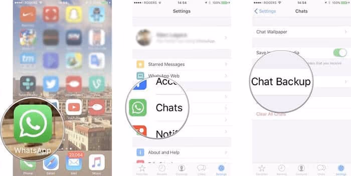 Import WhatsApp Chat from iCloud Backup