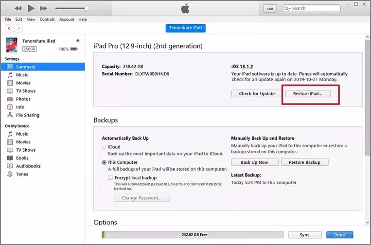 How to fix iPad Activation Error with data loss
