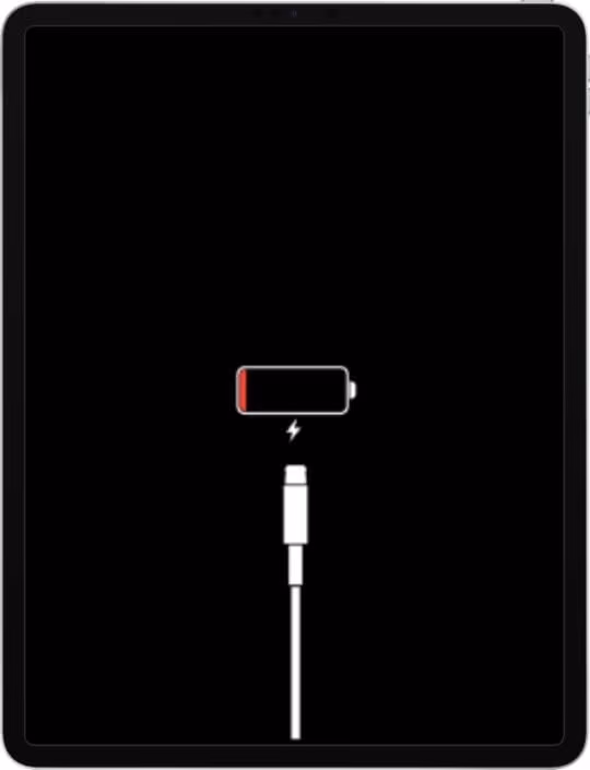 How to determine if the respective iPad Pro is charging or not