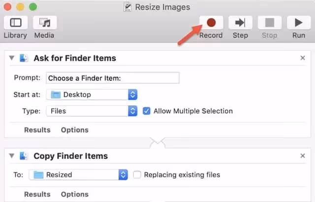 Automator Keyboard Recorder