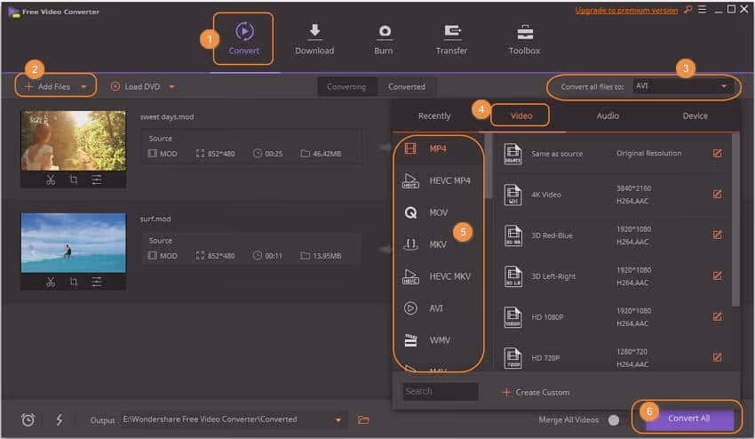 Wondershare Free Video Converter