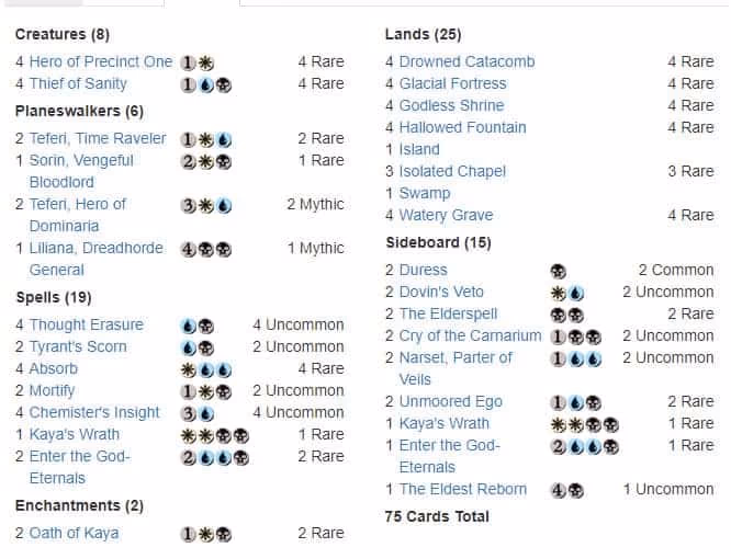 MTG Control Decks