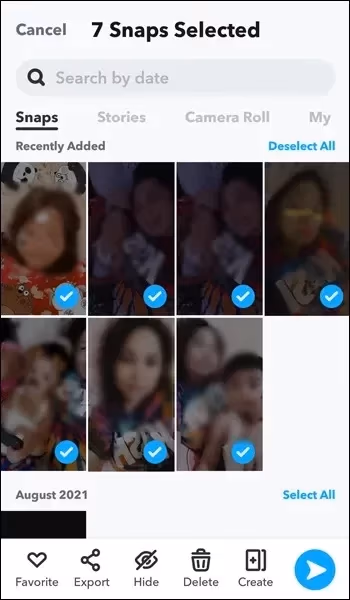 Pick the stories and snaps