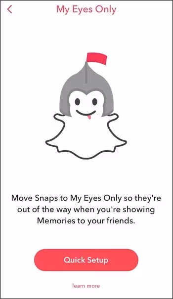 My Eyes Only - Quick Setup