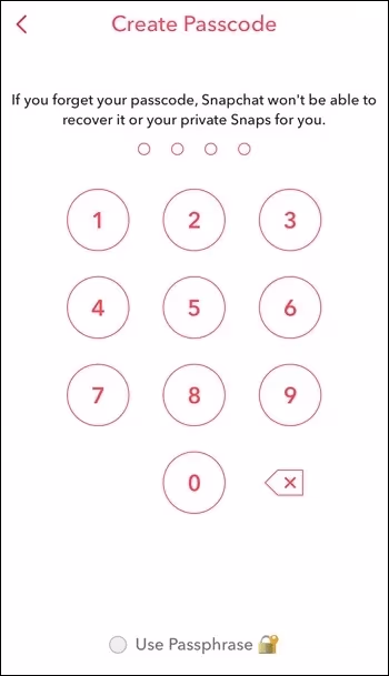 Create Passcode