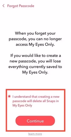 Reset Your Snapchat Password