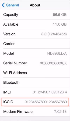Finding ICCID on Your iPhone