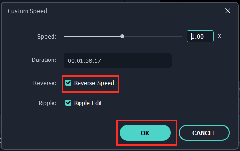 Custom Speed on Filmora