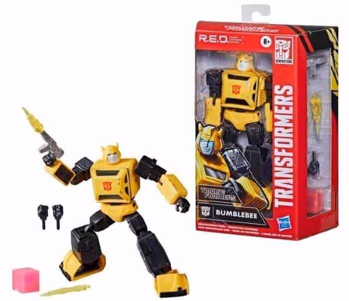 Rare Transformers Toys - BumbleBee (Red)