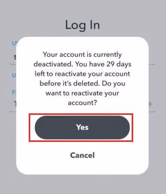 How to Activate Your Snapchat Account Once More