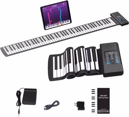 Konix 88 Keys Roll Up Piano