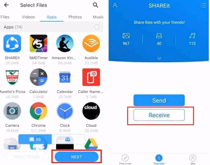 Use SHAREit