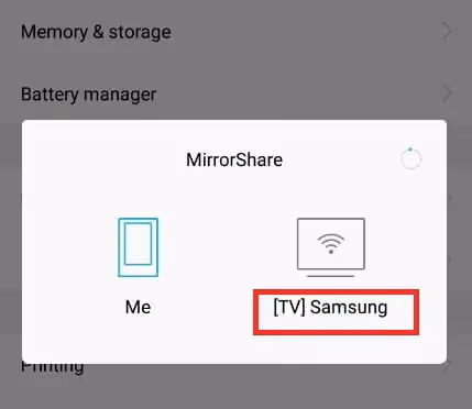 Select your Television