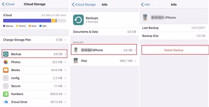 Delete Previous Backups
