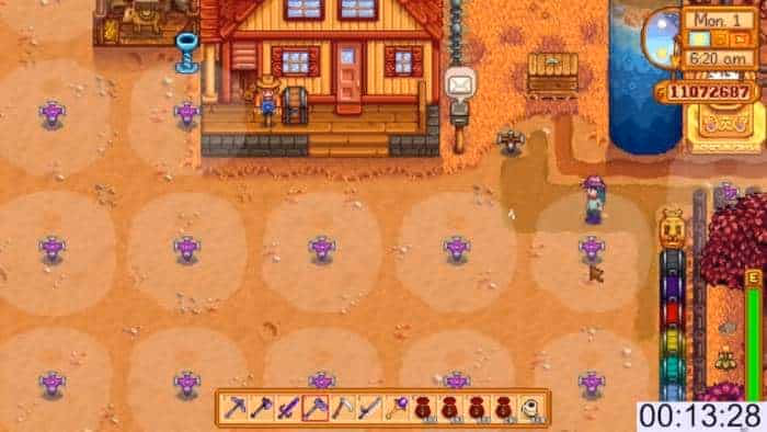 Stardew Valley Iridium Sprinkler Layout 